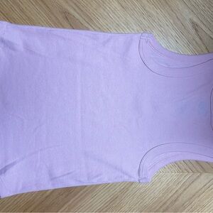 SO Pink Ribbed Tank Top